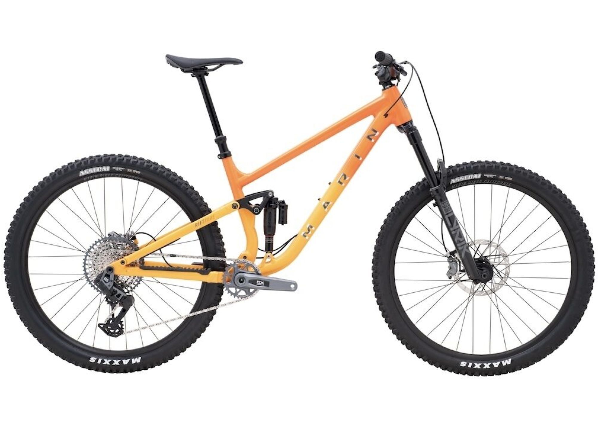 Велосипед 27,5 Marin Rift Zone XR AXS рама - S 2025 Orange/Yellow