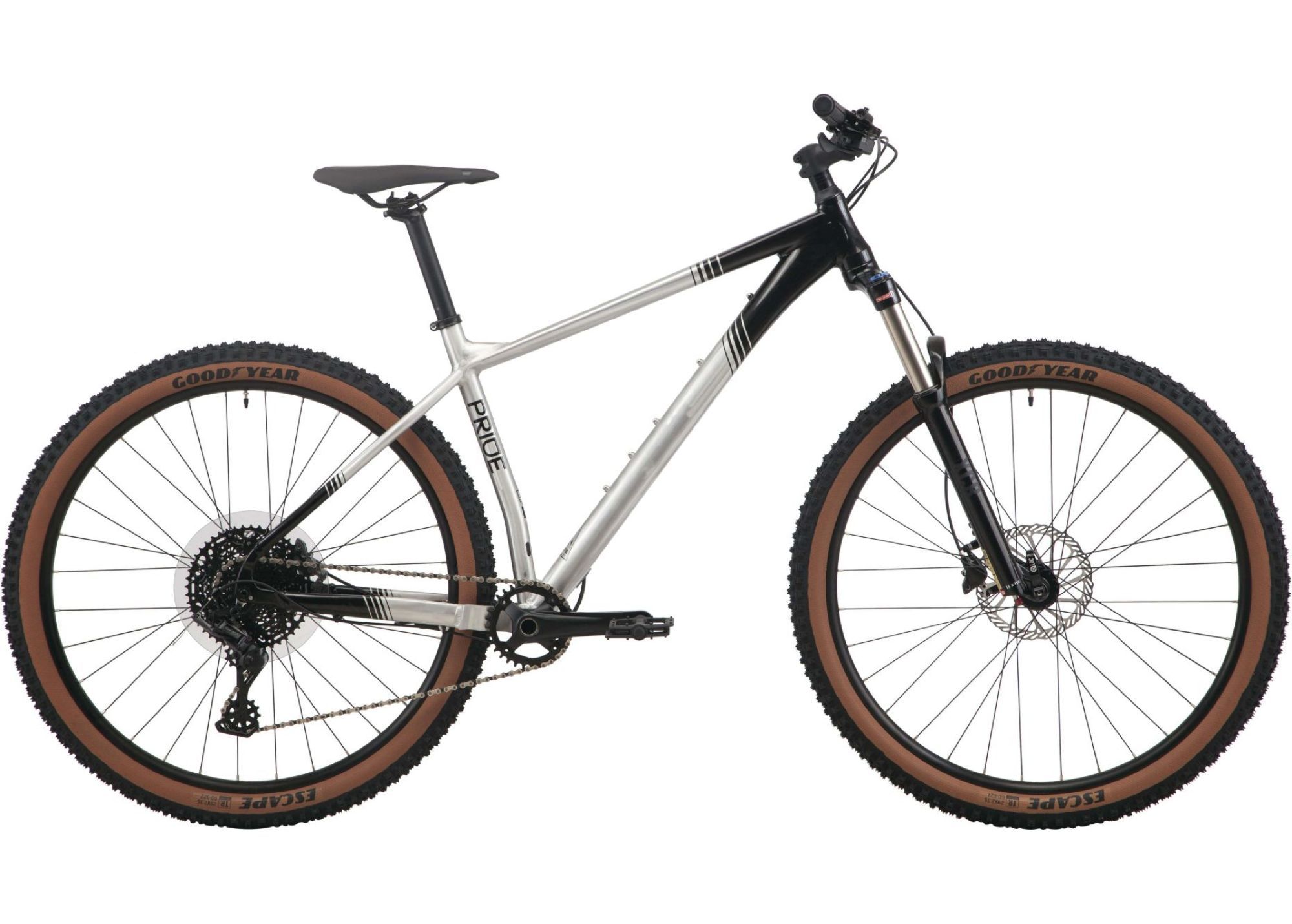 Велосипед 29 Pride REVENGE 9.1 рама - XL 2024 сіро-чорний