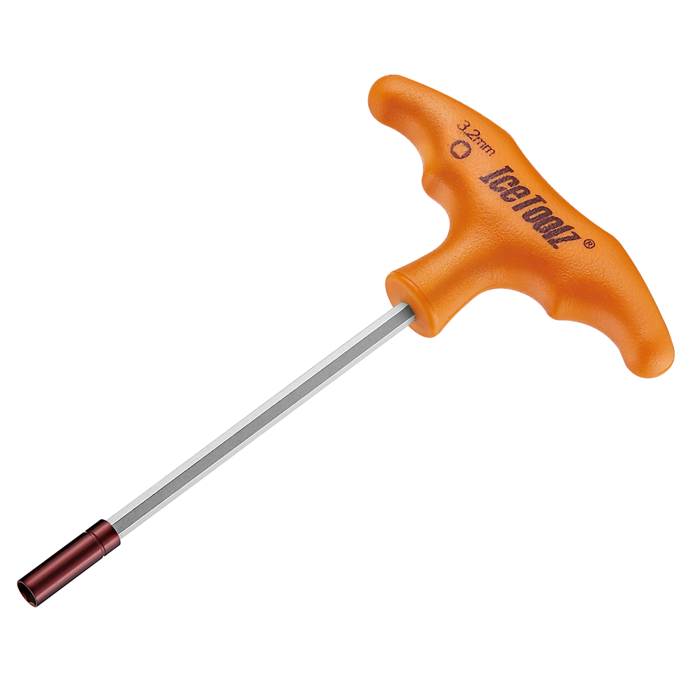 Ключ Ice Toolz 12C7 для спиц 5.5mm с Т-образной ручкой под шестигранный ниппель