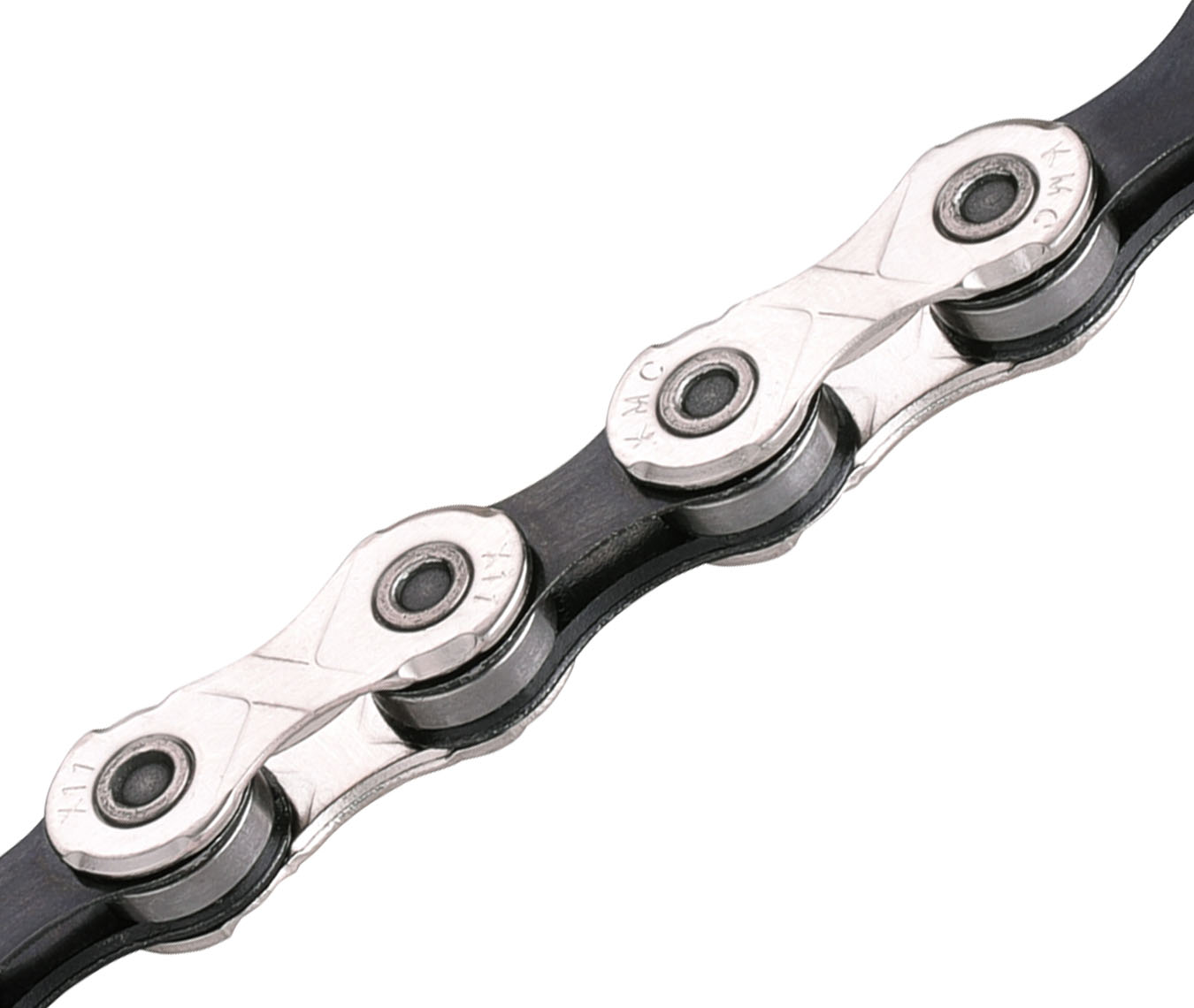 Цепь инд. 114 зв. 1/2x11/128 KMC X11-1 silver/black