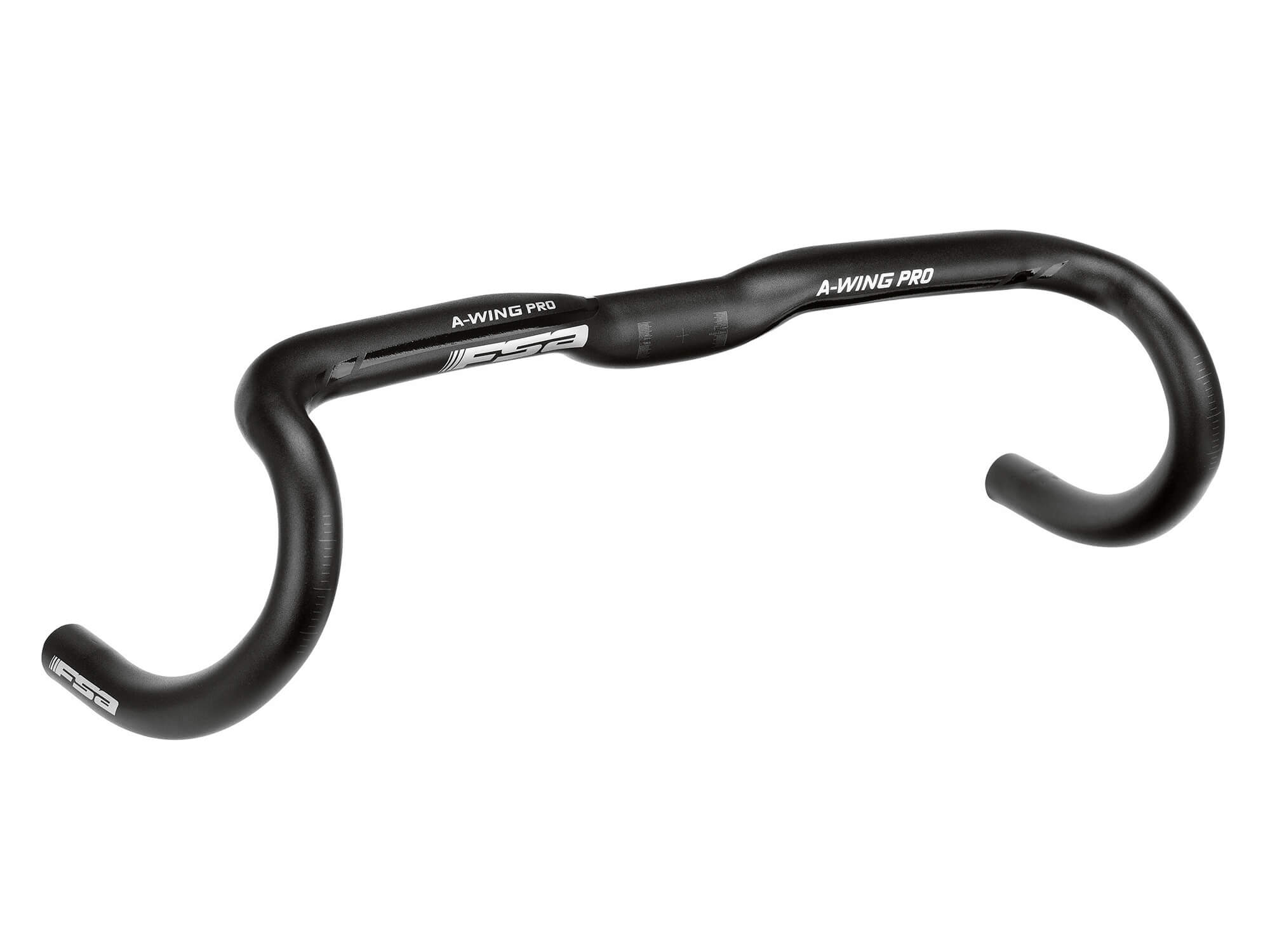 Руль FSA A-Wing AGX Pro Road 480мм, d31,8мм, 120мм drop, 80мм reach, черный