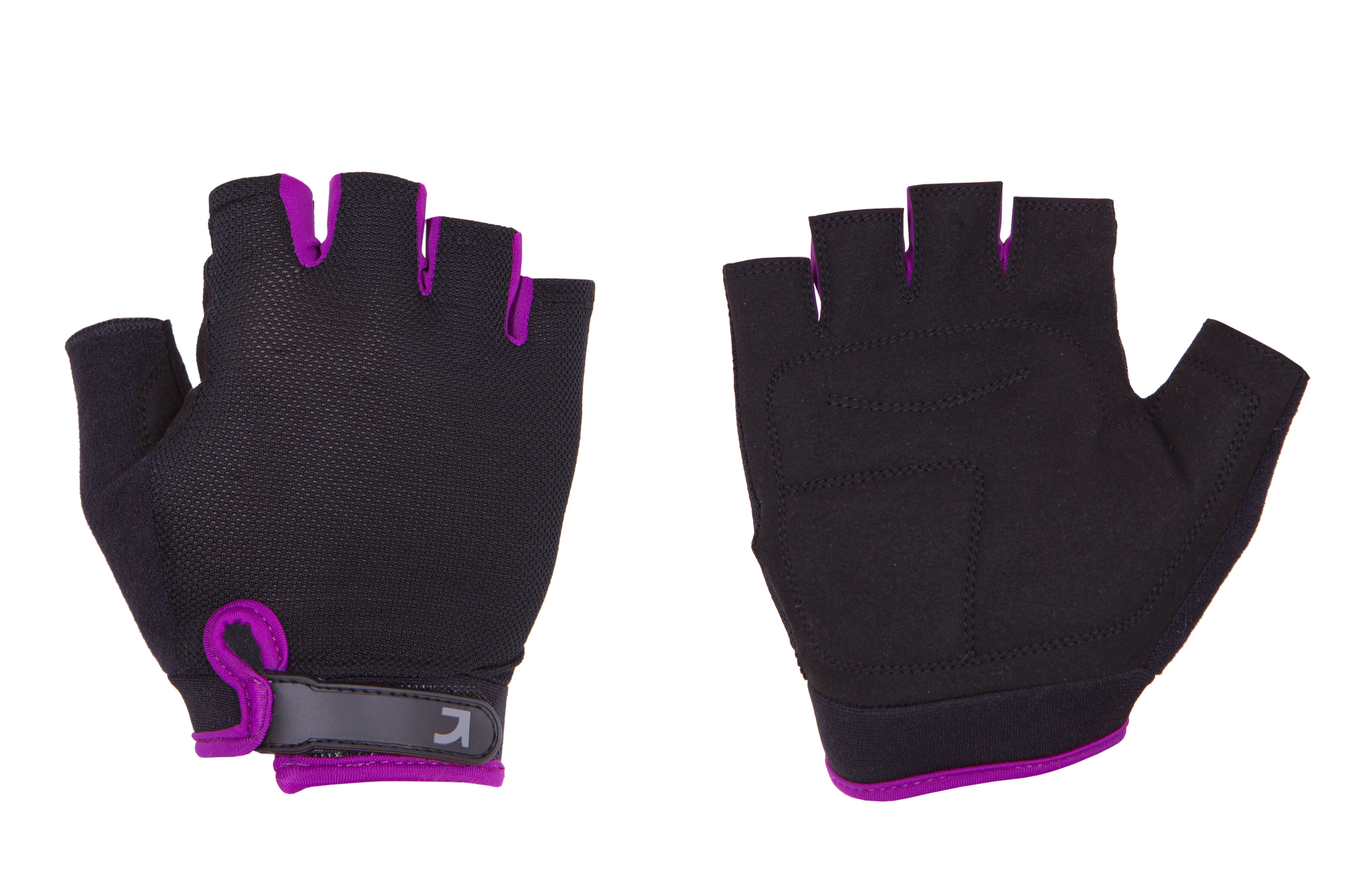 Перчатки Green Cycle Frida 2 Feminine без пальцев S черно-фиолетовые