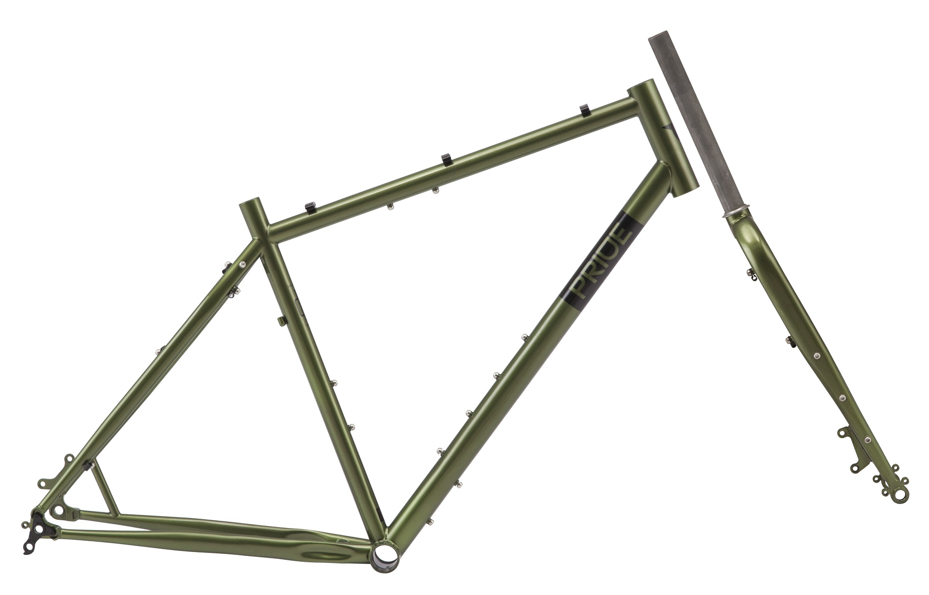 Рама 28 Pride ROCX Tour рама - M 2022 Green Glitter + вилка