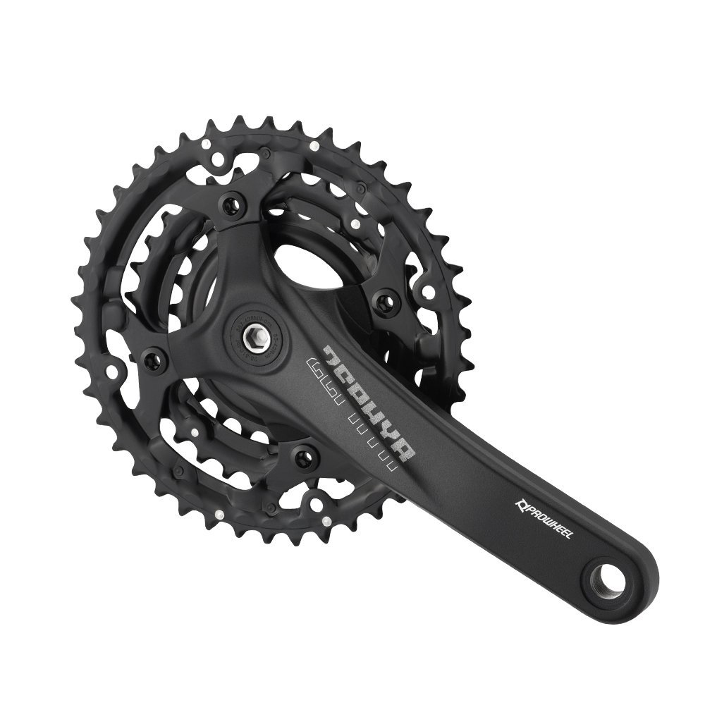 Комплект шатунів PROWHEEL ZEPHYR-601 (10S) 170mm, 42/32/24T black