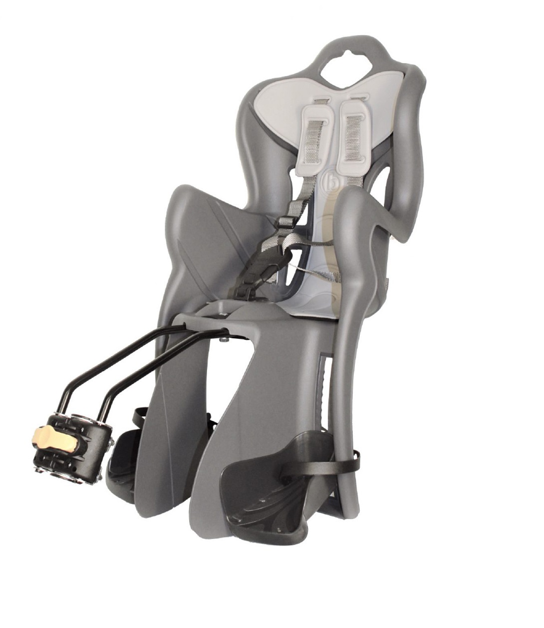 Сидение задн. Bellelli B1 Lux Standart Multifix серое с серой подкладкой