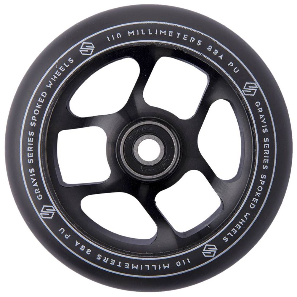 Колесо для трюкового самоката Striker Gravis Spoked Pro 110мм Black