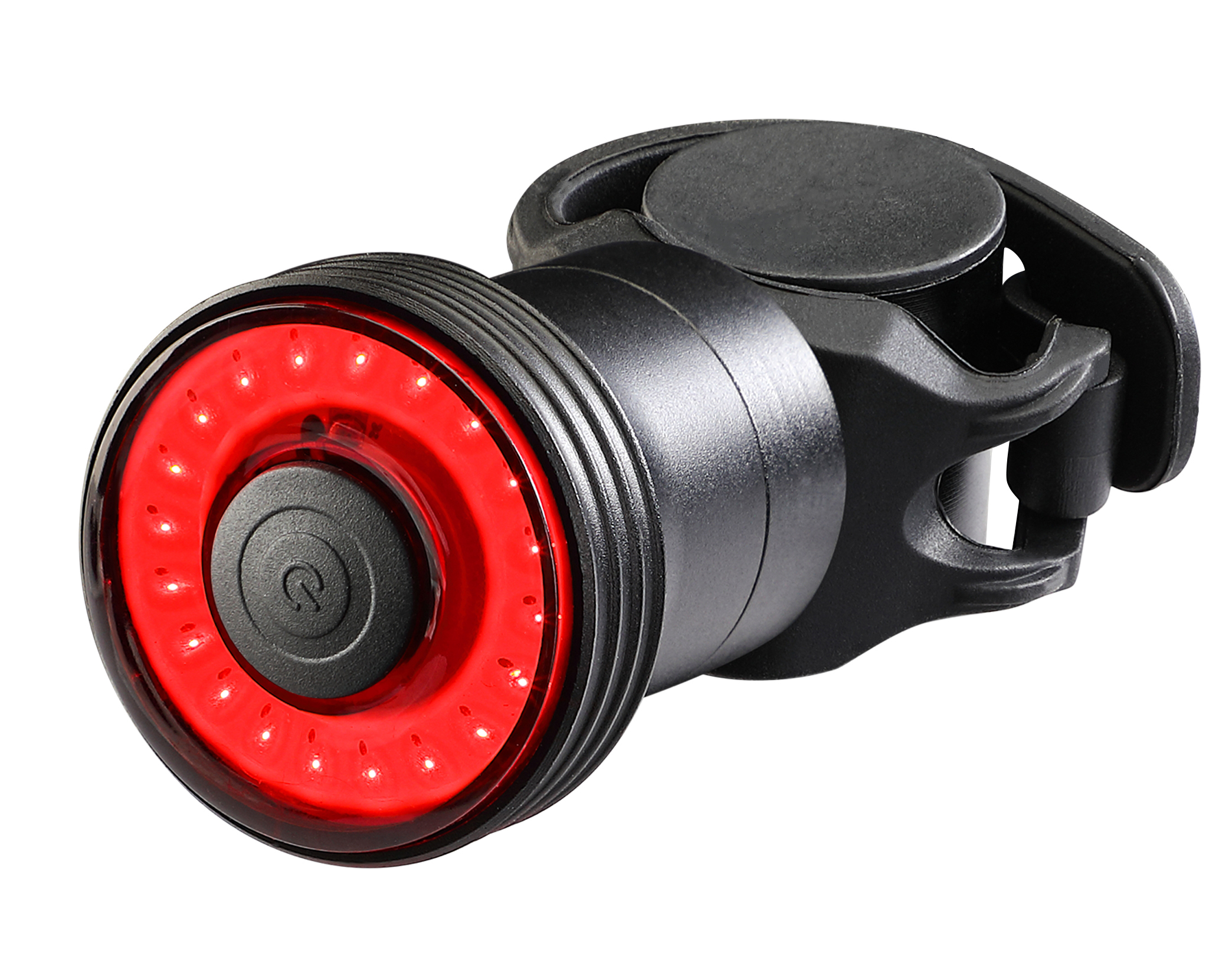 Мигалка задня Green Cycle Round Dots, з алюмінієвою рамкою, COB LED, 40 Люмен; 3 режими