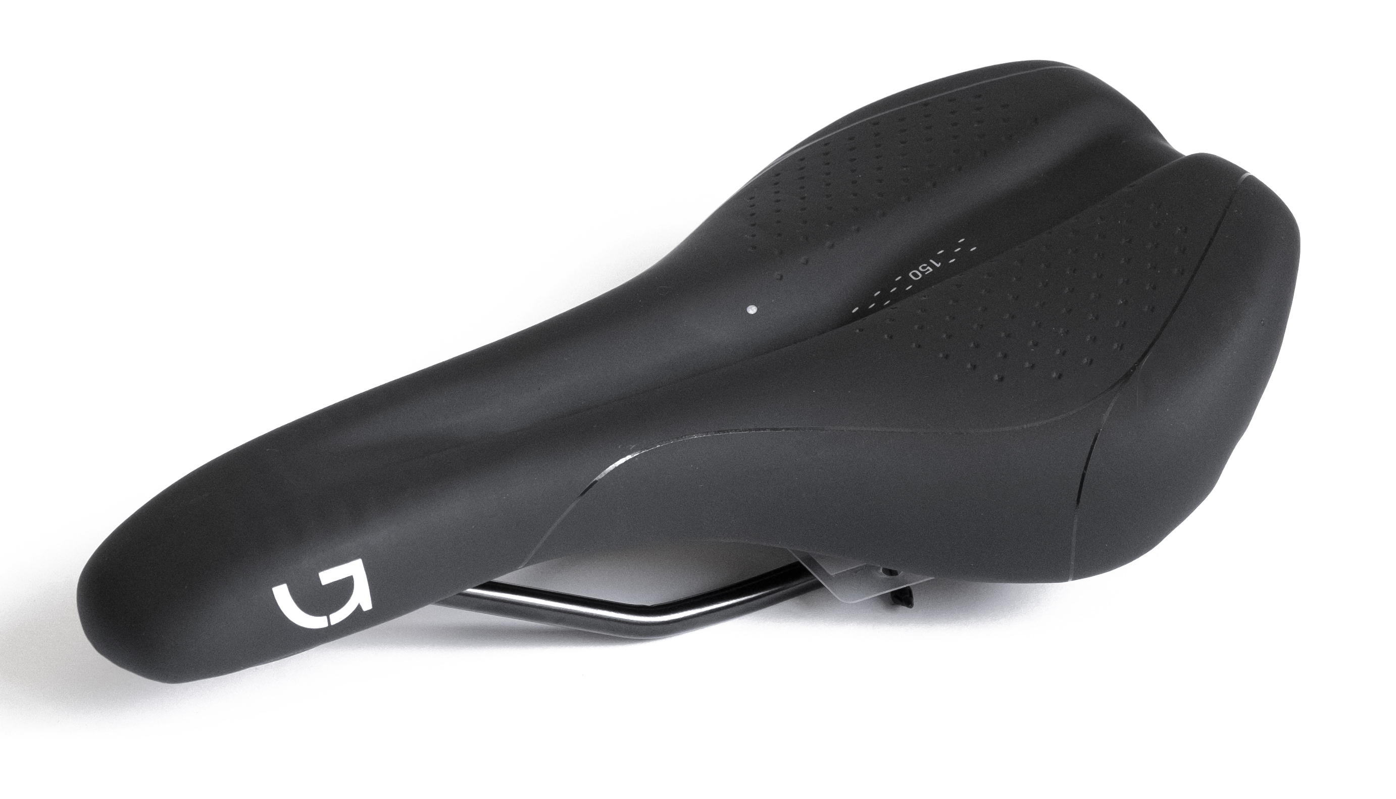 Седло Green Cycle Active Air 150, сталеві рейли, чорне