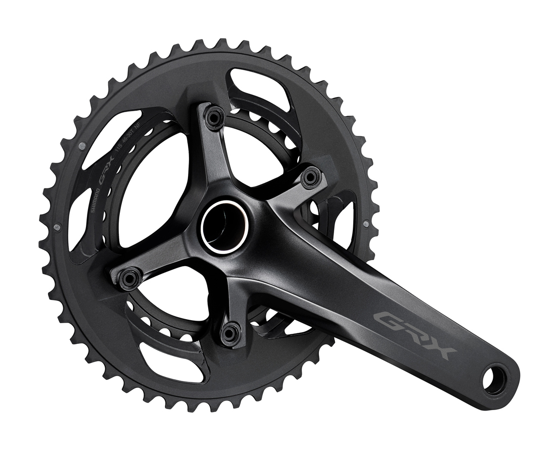 Шатуни Shimano FC-RX600-11-2 GRX (11Х2), 175 мм, 46Х30, без каретки, інтегрована вісь (ОЕМ, без упаковки)