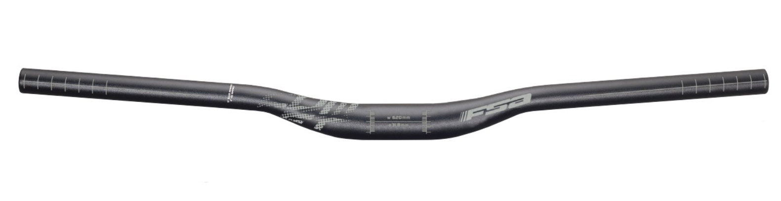 Руль FSA COMET RISER 760мм, 31,8мм, подъем 15мм, черный