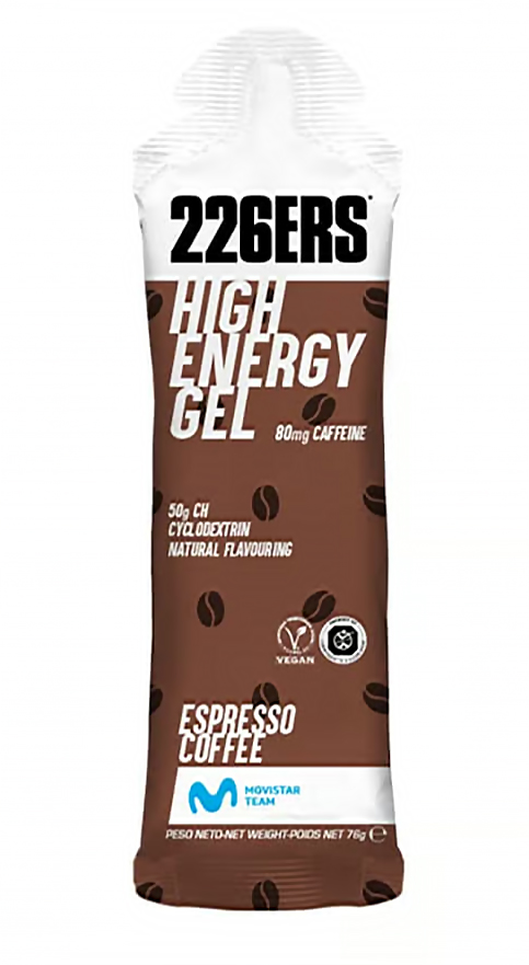 Гель енергетичний 226ERS High Energy 50 г вуглеводів + кофеїн, еспресо кави