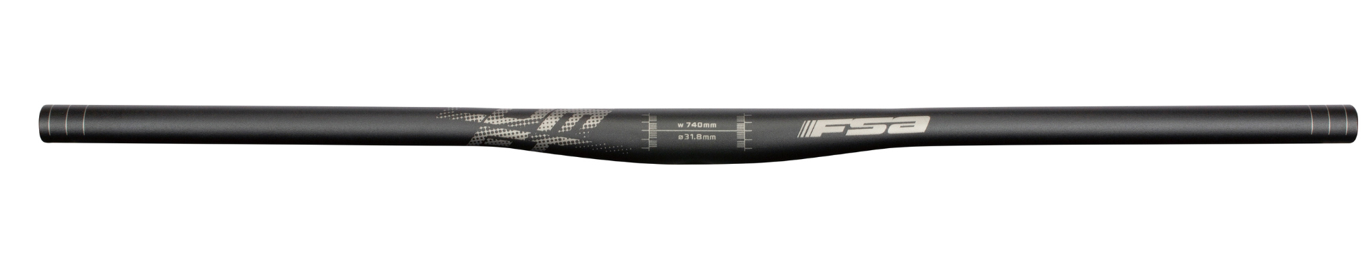 Руль FSA COMET FLAT 740мм, 31,8мм, подъем 0мм, черный