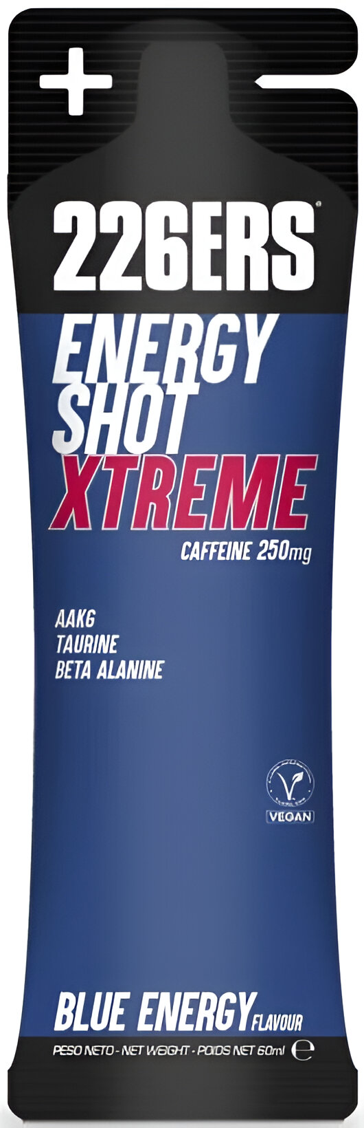 Гель енергетичний 226ERS Energy Shot XTREM (250мг кофеїну) 60мл