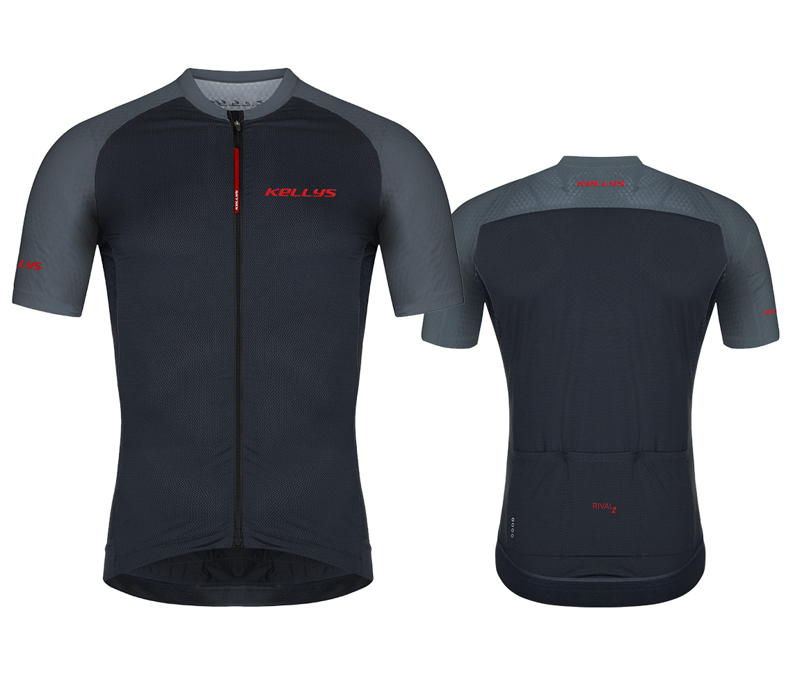 Веломайка с коротким рукавом KLS Rival 2 синий XL