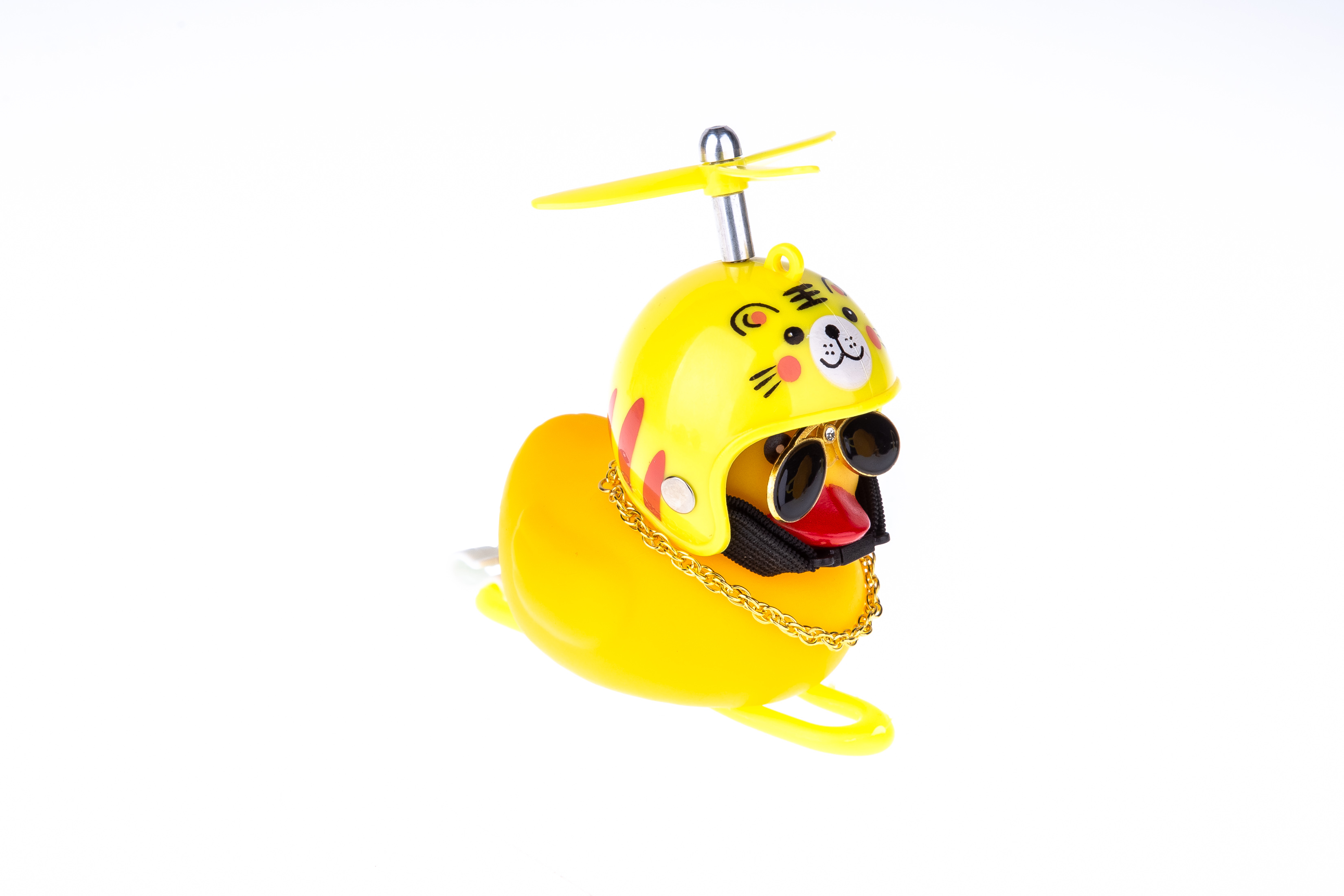 Сигнал ONRIDE Duck (тигр), с подсветкой, d руля 22-32мм