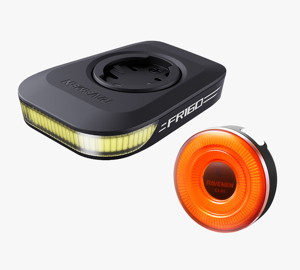 Комплект світла Ravemen LS03 : FR160 + CL05 (160 + 30 lm, 380 + 200 mAh)