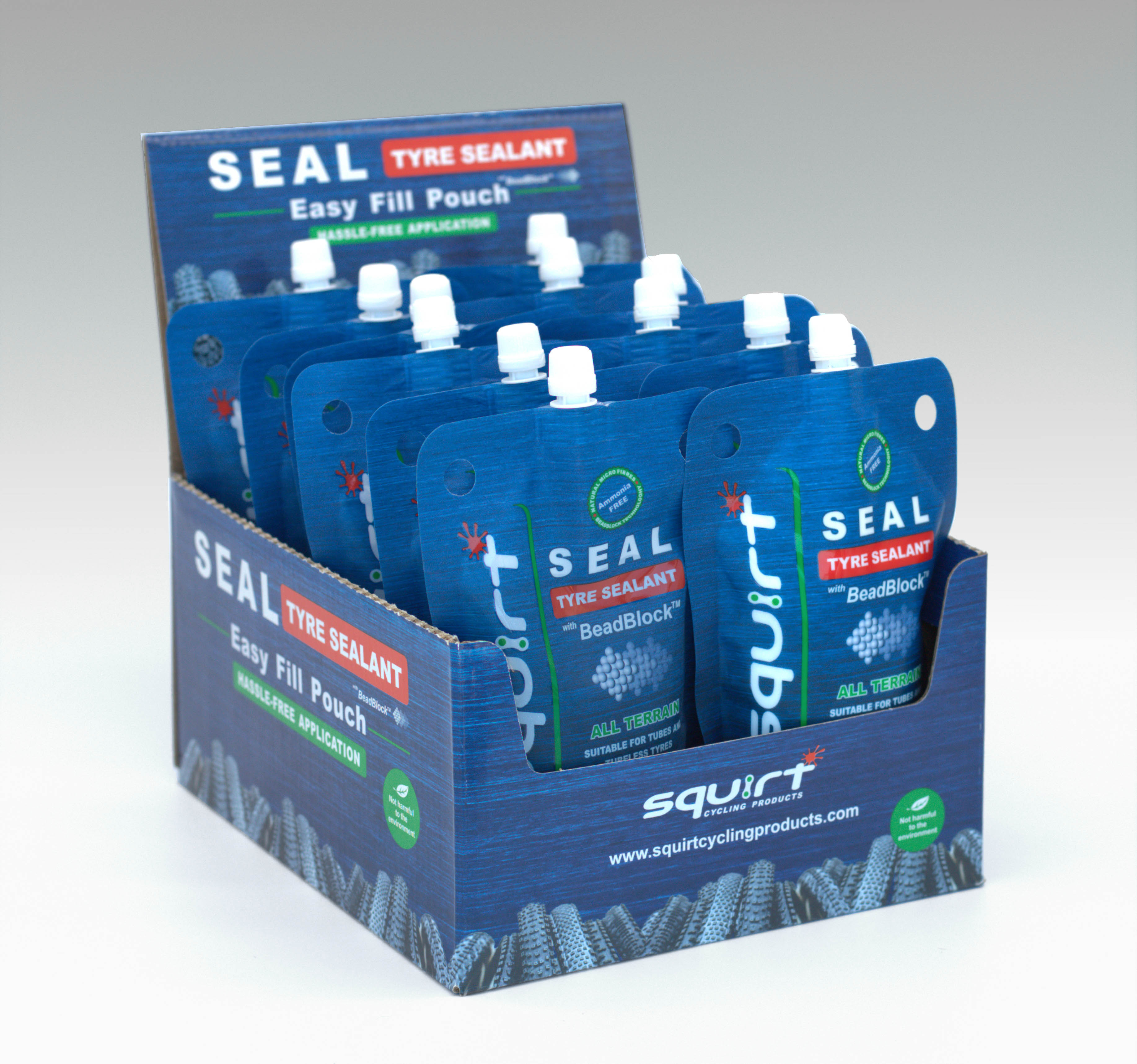 Герметик Squirt SEAL BeadBlock® 120 мл з гранулами (тюбик) 12 шт / коробка