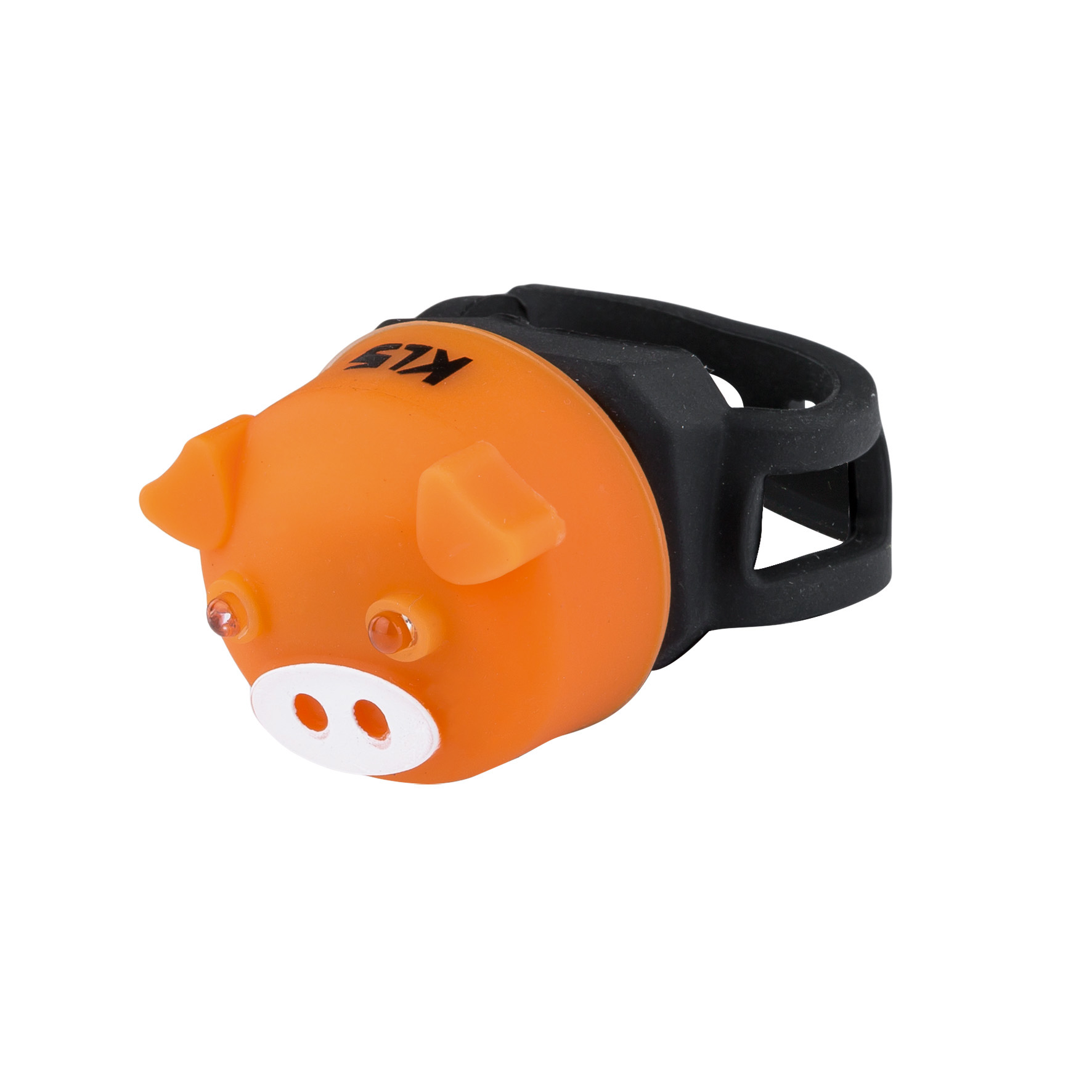 Мигалка дитяча задня KLS Piggy помаранчева