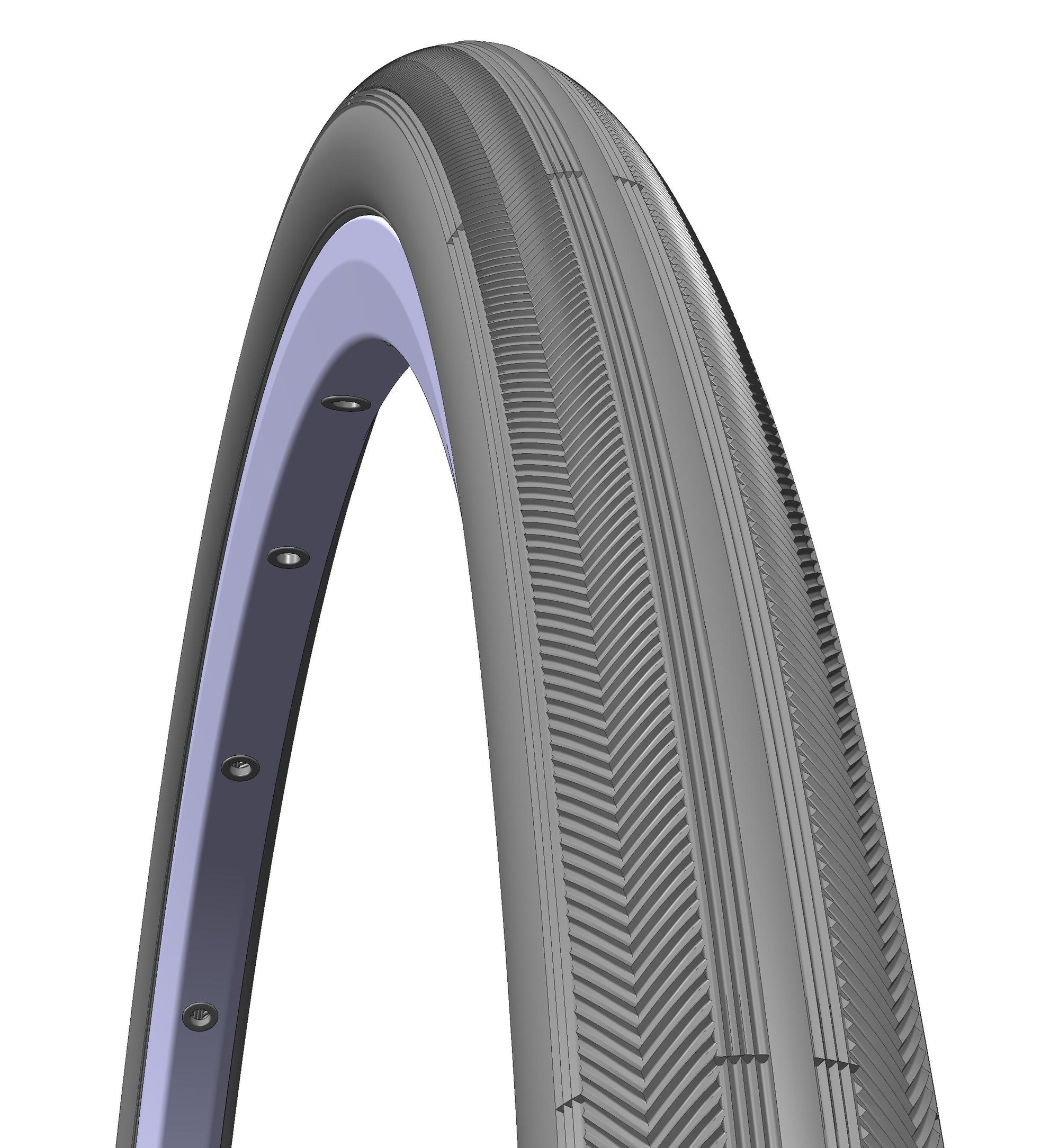 Покришка Rubena Rib 24 x 1 3/8 x 1 1/4 (32-540) сіра