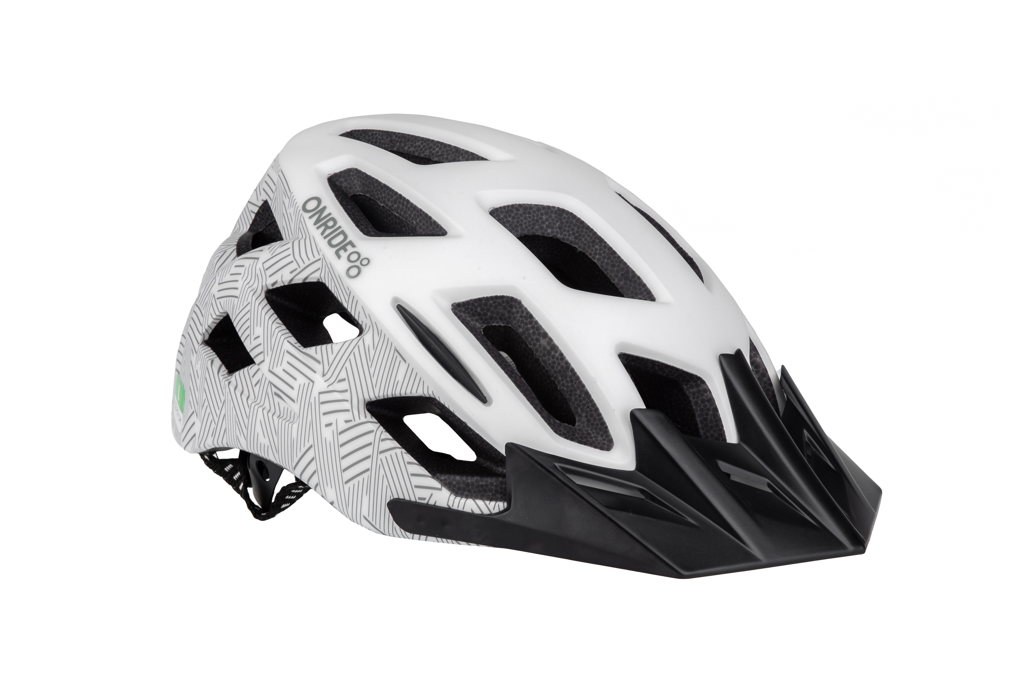 Шлем ONRIDE Sub бело-серый L (58-61 см)