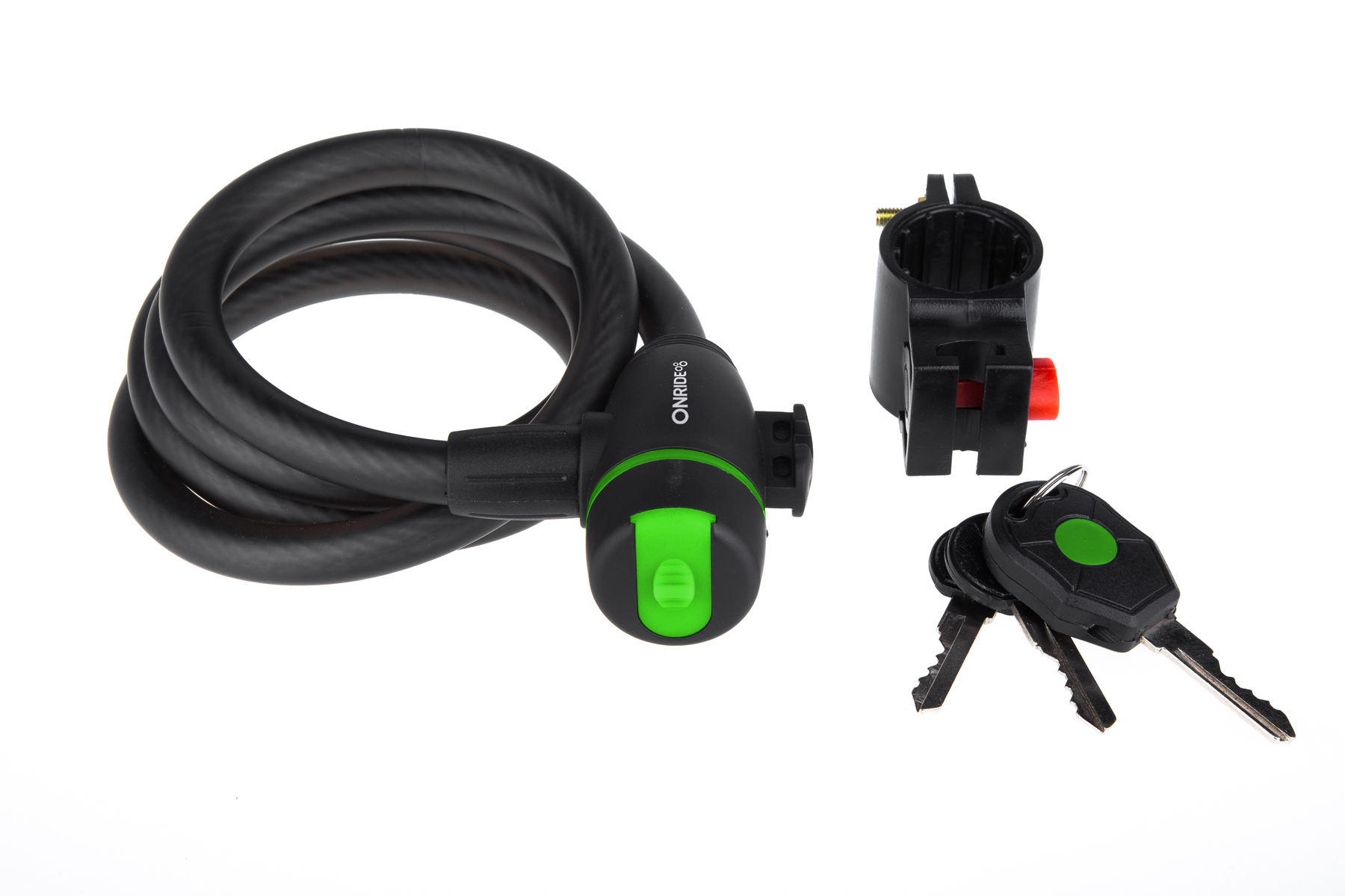 Замок ONRIDE Wider спиральный с креплением 12x1500 мм