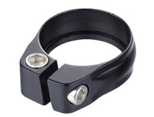 Подседельный зажим Kenli KL-R09 34.9, под шестигранник, диаметр 34,9 мм, черный