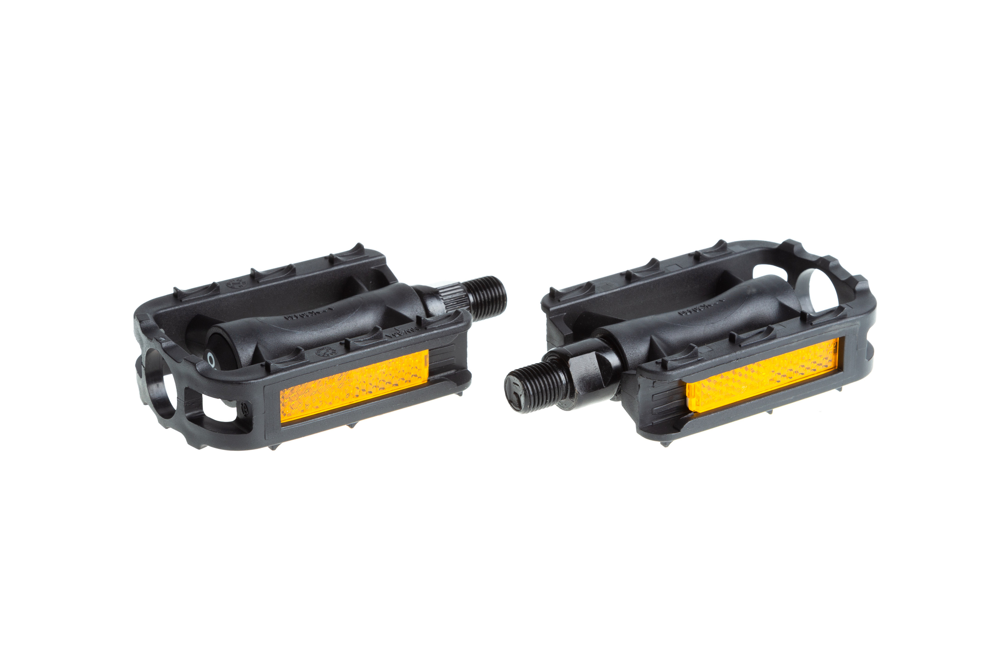 Педали ONRIDE Kiddi 10 (резьба 1/2), пластик, (95x61) без подшипника, черный (polybag)