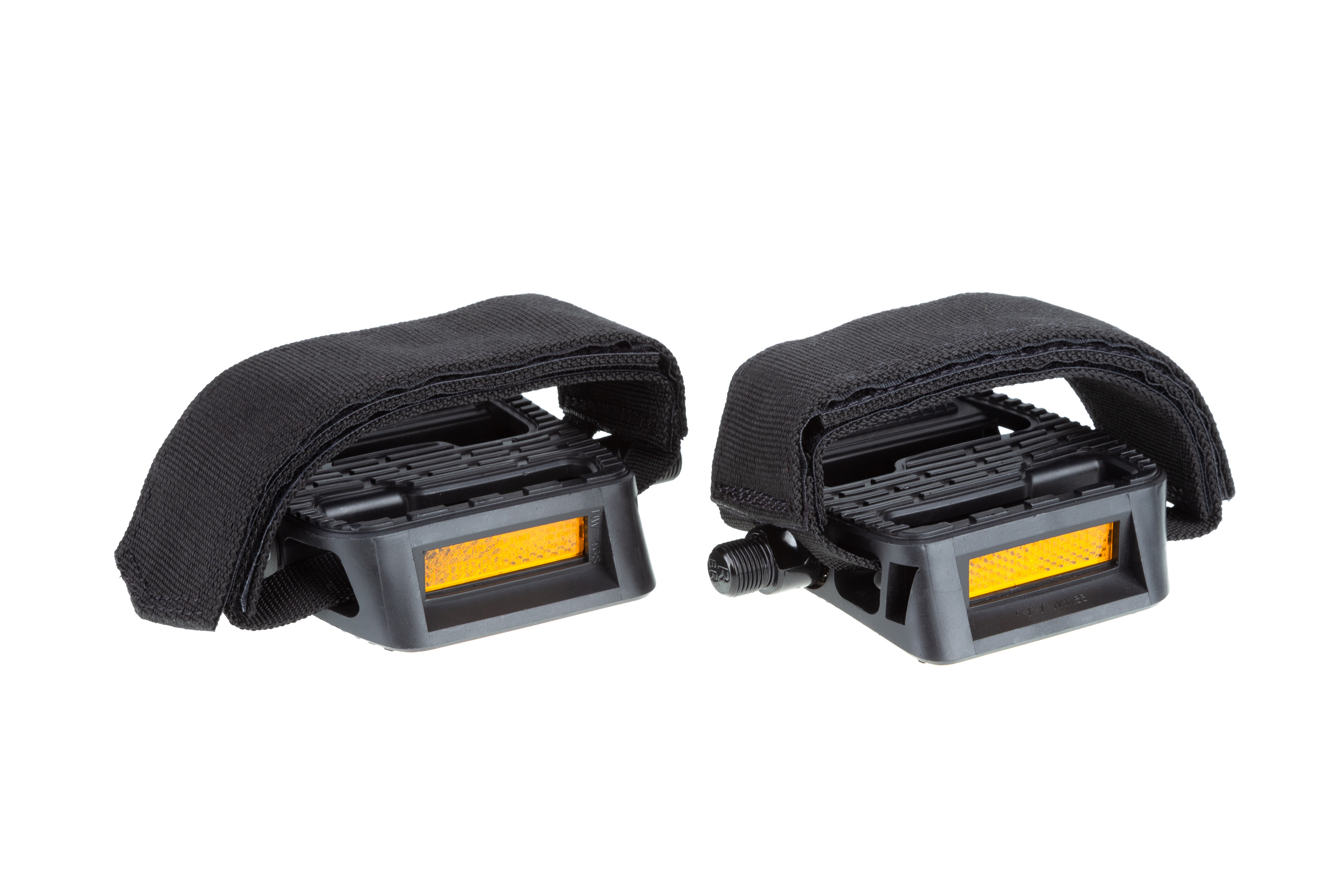 Педали ONRIDE Fixie (с ремнями straps), пластик, (111x97,5) шарики, черный