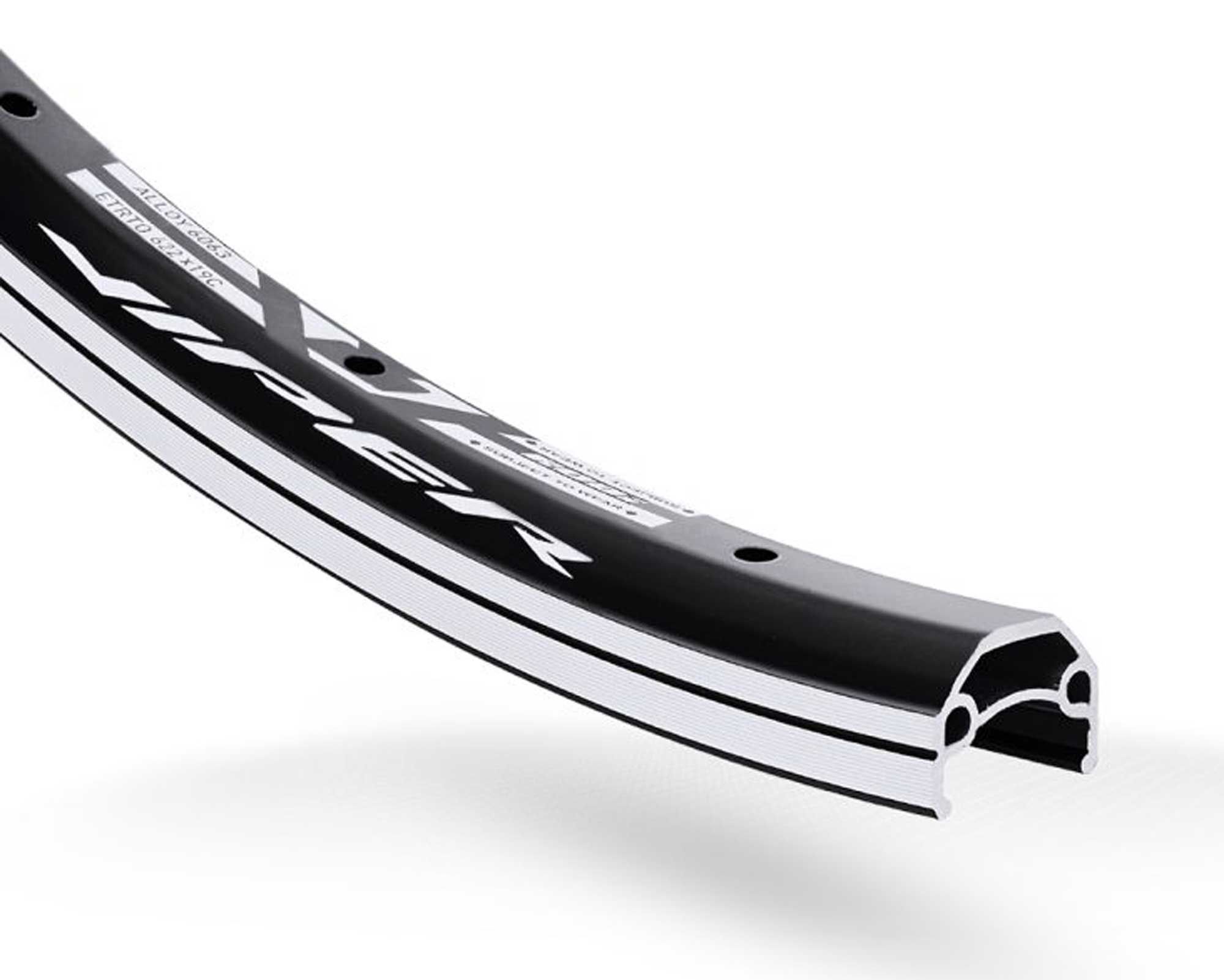 обод Rodi VIPER 19 26, 559x19, 32 отв., AV, V-br, пистонированный, черный