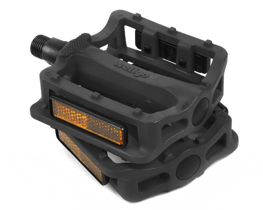 Педали Wellgo B197, пластик (106x90) шарики, черный