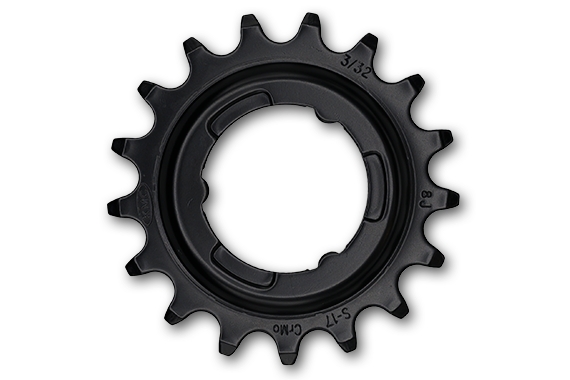 Зірка задня KMC Shimano Narrow 17T чорна 3/32