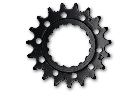 Звезда передняя KMC Bosch Gen 2 Wide 19T черная 1/8