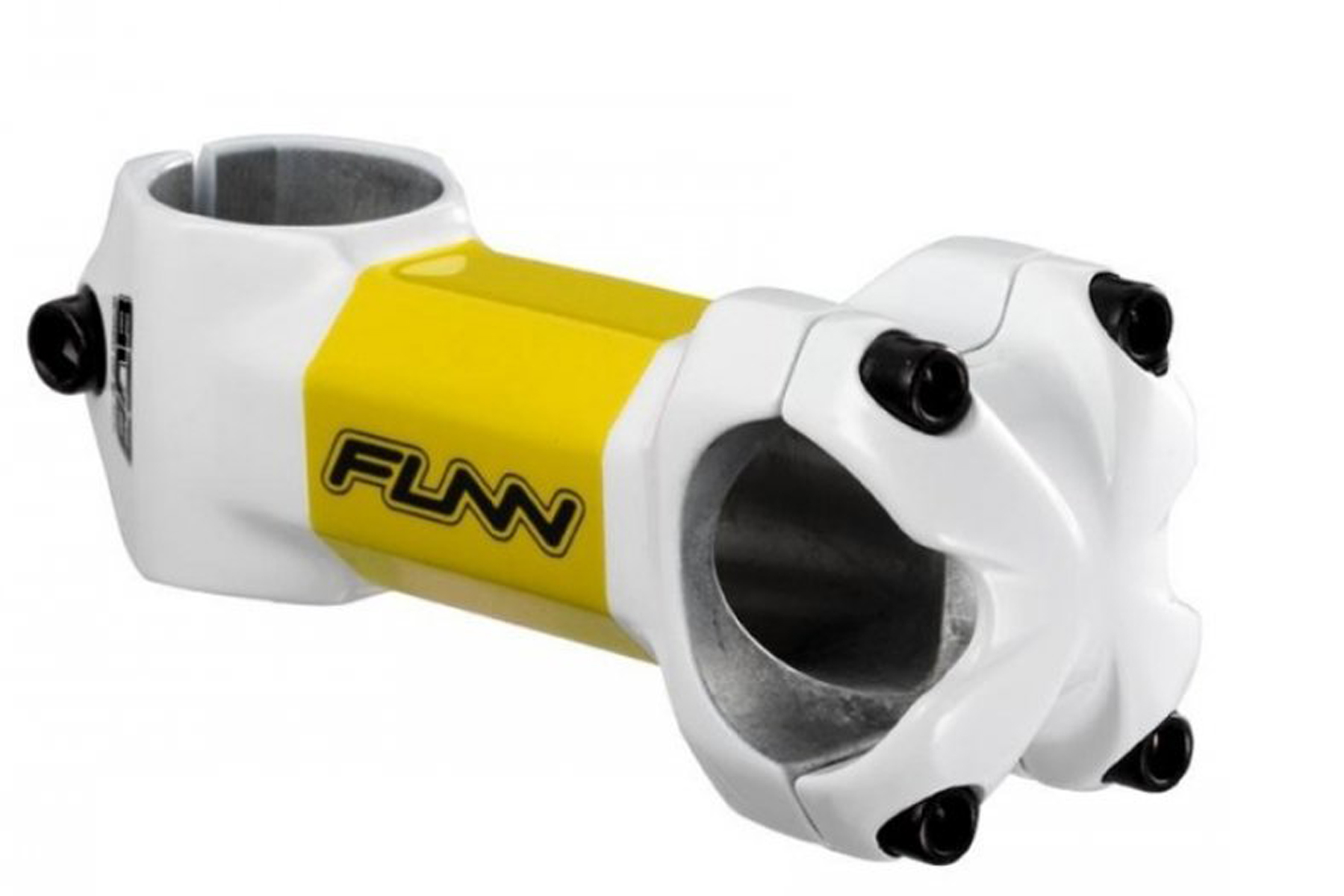 Вынос FUNN Arrow Head Bob 31.8/90 мм белый/желтый