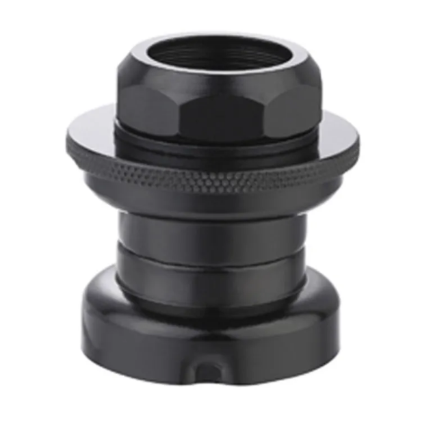 Рулевая колонка 1 резьбовая Kenli KL-B202 с ограничителем поворота черный (черный)