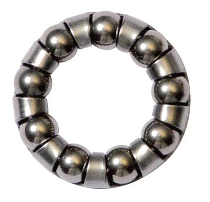 Шарики и держатель под каретковую ось Longus 1/4"x9 (10шт)