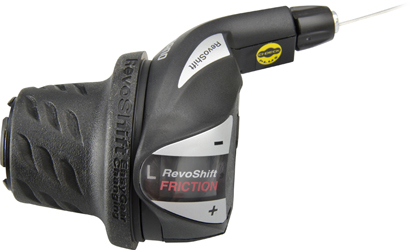 Шифтер Shimano RevoShift, SL-RS36 левый 3-быстрый. (SIS-индексный) трос ОЭМ