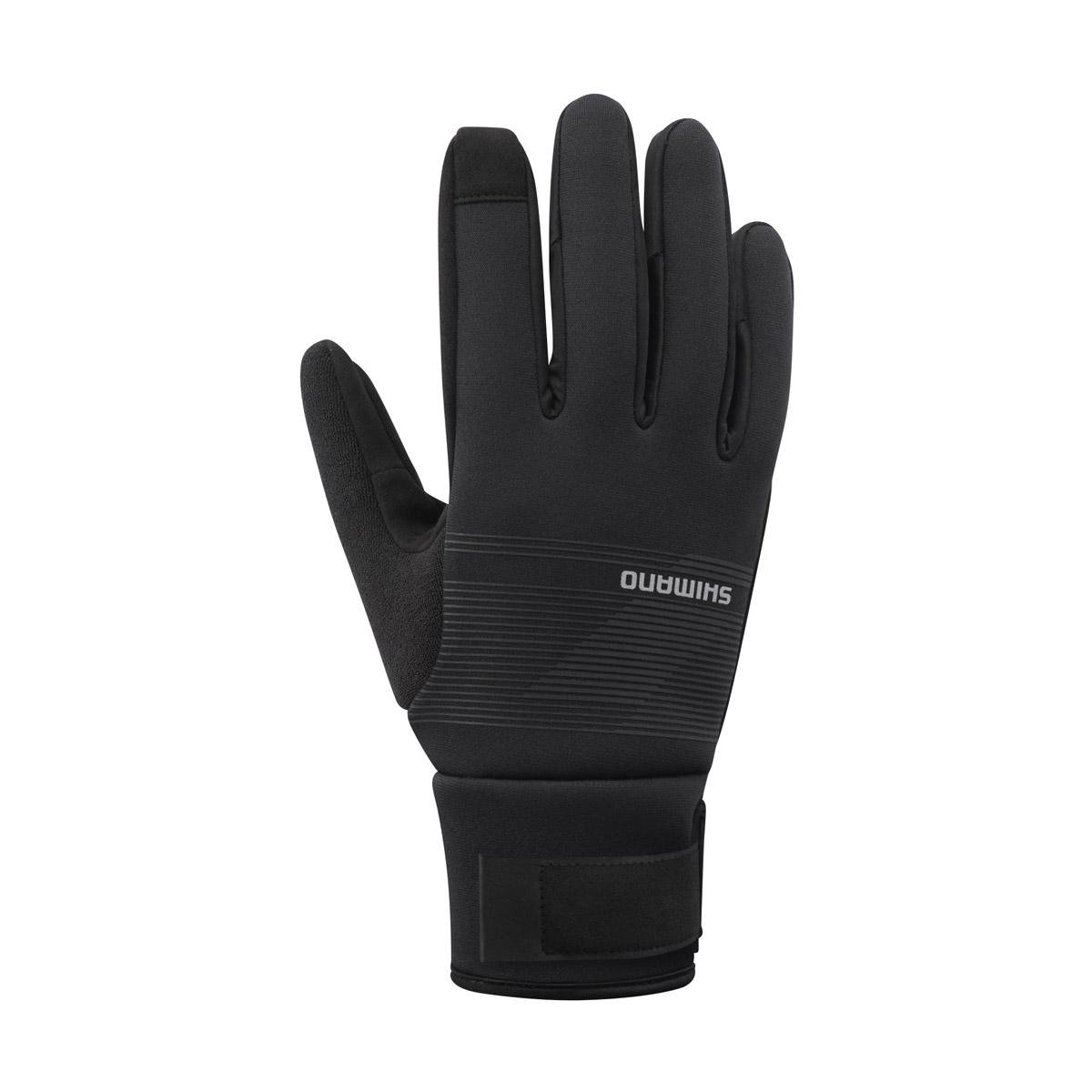 Рукавички Shimano WINDBREAK THERMAL, чорний, розм. L