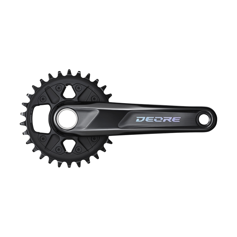 Шатуни Shimano FC-M6100-1 DEORE, інтегрована вісь, 170мм 30T 12-шв. CL-52мм без каретки