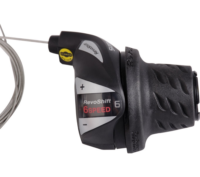 Шифтер Shimano RevoShift, SL-RS36 правый 6-быстрый. (SIS-индексный), трос