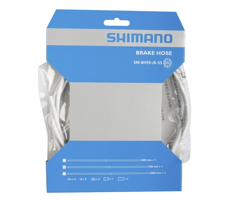 Гидролиния Shimano SM-BH59 для диск тормозов, 1700мм с комплектом соединения, белая