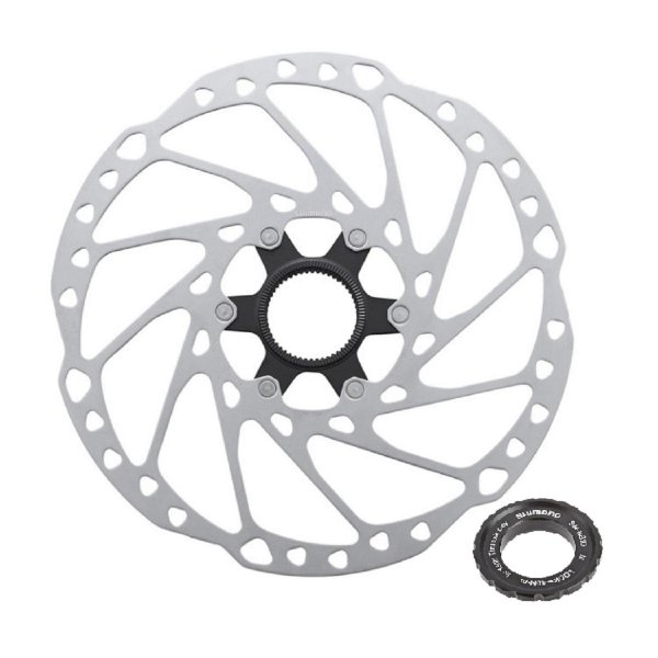Ротор Shimano SM-RT64-S, 160мм, CENTER LOCK гайка з зовнішніми зачепами