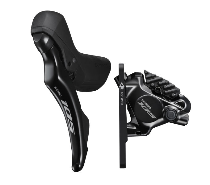 Тормоз гидравл диск для шоссе Shimano R7120 105, задний (правая ручка, калипер, гидролиния 1700мм)