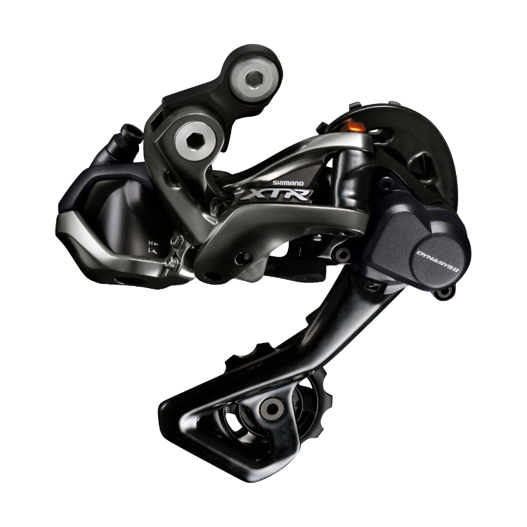 Переключатель задний Shimano RD-M9050-GS Di2 XTR SHADOW+ 11-быстрый. средний Shimano рычаг