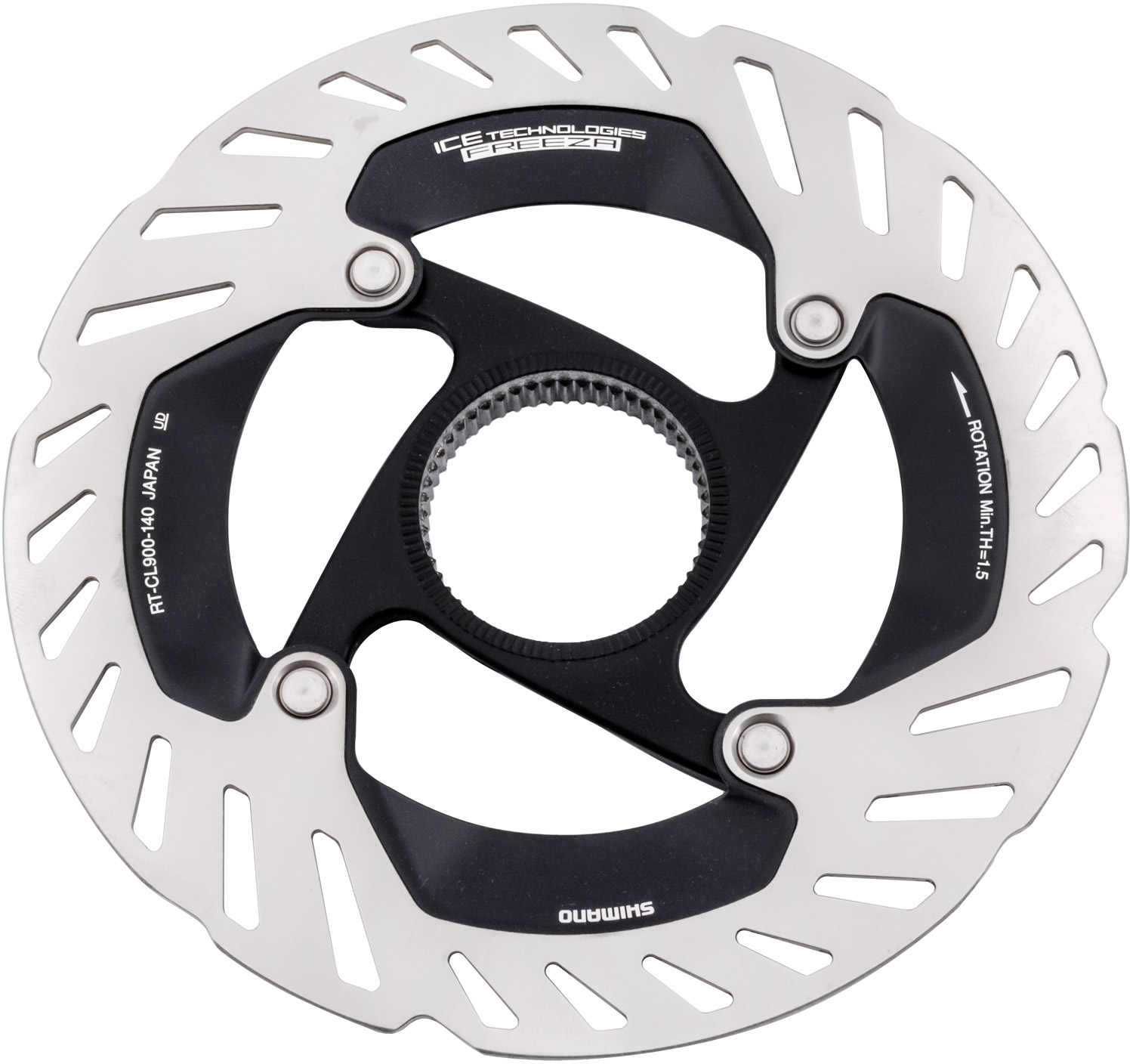 Ротор Shimano RT-CL900-SS-I, 140мм, ICE TECH FREEZA CENTER LOCK