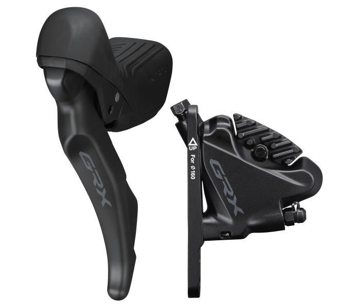 Тормоз гидравл диск Shimano RX610-2 GRX, передний (левая тормозная ручка BL-RX610, калипер BR-RX400, гидролиния 1000мм)