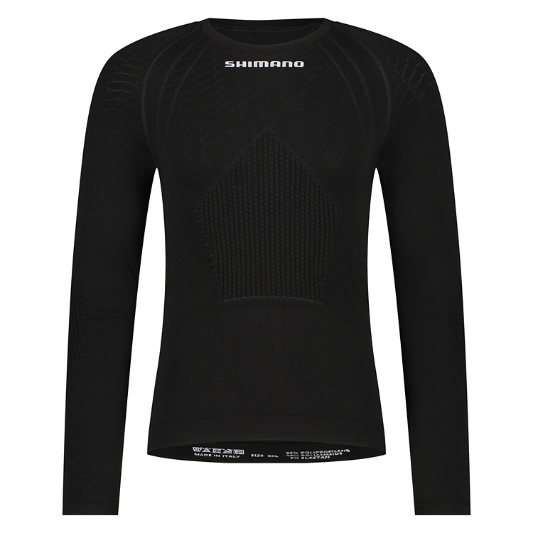 Термобілизна-базовий шар Shimano VERTEX long sleeves, чорна, розм. S-M