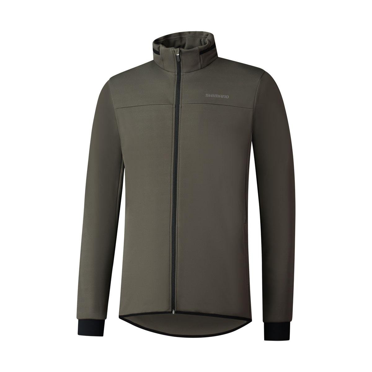 Велокуртка Shimano NAGANO WARM, коричневая, разм. L