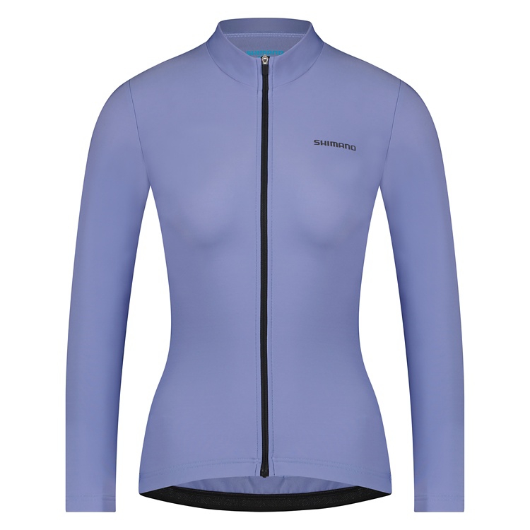 Велоджерси женское Shimano Element long sleeves, голубое, разм. S
