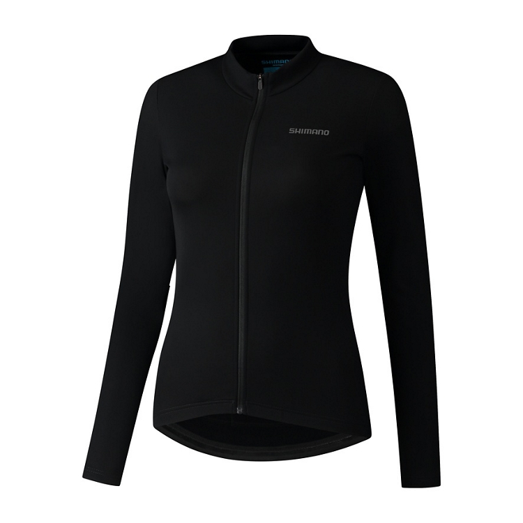 Велоджерсі жіноча Shimano ELEMENT LONG SLEEVE чорна р.S