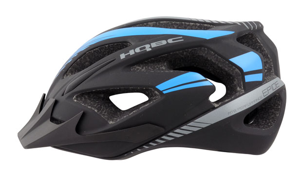 Шолом HQBC EPIQE розм M. 53-58cm, чорний/синій матовий